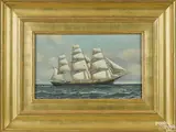 ship portrait by Antonio Jacobsen, oil on board, offered Jan 2018