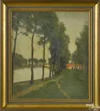 landscape by Charles Warren Eaton, oil on canvas, offered Jan 2018