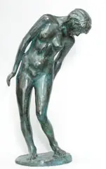 Simplicité » by Jorge Borrás, 1997, Bronze à patine brune et verte, sold Nov 2010