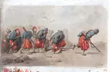 Les zouaves passant à l’attaque à Sébastopol by Isidore Pils, 1859, Aquarelle gouachée signée en bas à droite, sold Nov 2016