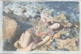 Untitled (Shely) by Yigal Ozeri, 2014, Technique mixte, aquarelle, gouache et encre sur papier, sold Oct 2022