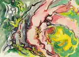 ** Plongeurs by Édouard Pignon, 1965, Gouache, sold Nov 2020