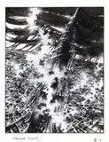 Babylone by Danijel Žeželj, Encre de Chine et gouache blanche sur papier pour la planche, sold Nov 2023
