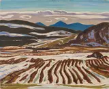 Laurentian Hills, Early Spring by A. Y. Jackson, oil on canvas, sold Nov 2019
