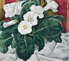 Azalea by Edwin Holgate, 1960, oil on canvas, sold Nov 2019