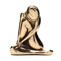Bliss by Bob Bennett, Polished cast bronze, sold Apr 2023