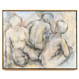 The Three Graces by Robert York, Acrylic on canvas, sold Apr 2023