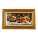 Afternoon Rain by Mark Lague, Oil on board, sold Apr 2023