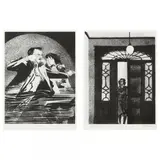 Caught / Dim Hall (Two Works) by Maud Gatewood, Each a lithograph, sold Apr 2023