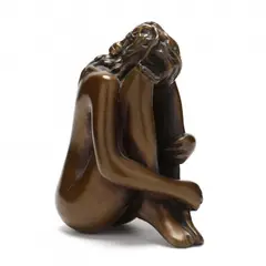 Mignon by Bruno Bruni, Patinated cast bronze, sold Apr 2023