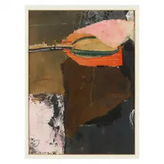 Emblem by Henry Botkin, Mixed media collage, sold Apr 2023