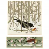 Bobwhite Family / Crow in the Snow (Two Works) by Charley Harper, Each a serigraph in colors, sold Apr 2023