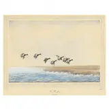 So'Wester - Redheads by Joseph Day Knap, Hand-colored etching and aquatint, sold Apr 2023