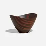 Bowl by Bob Stocksdale, 1987, Philippine ebony, sold Jan 2026