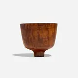 Bowl by Bob Stocksdale, 1983, thuya burl, sold Jan 2026