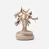 Bestiary by Carol Eckert, 1998, cotton, wire, sold Jan 2026