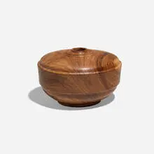 Banded Vessel #22 by Dan Kvitka, 1990, Honduras rosewood, sold Jan 2026