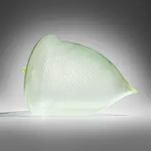 Yellow Acorn Form by Dante Marioni, 2008, hand-blown glass, reticello technique, sold Jan 2026