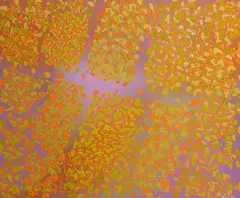 Untitled by Fritz Rauh, 1977, oil on canvas, sold May 2025
