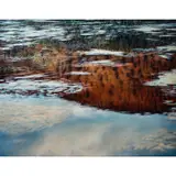 Colorado Pond - Red Mountain by William Allan, 1993, oil on canvas, sold May 2025