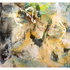 The Heart Strong Core by Cora Cohen, 1993, acrylic, sold May 2025