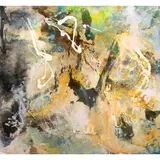 The Heart Strong Core by Cora Cohen, 1993, acrylic, sold May 2025