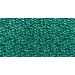 Blue Green Warp One by Ara Peterson, 2007, acrylic and carved wood assemblage, sold May 2025