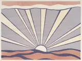 Sunrise by Roy Lichtenstein, 1965, lithograph in colors, sold May 2025