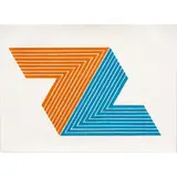 Untitled (from "V" Series") by Frank Stella, 1965, lithograph in colors, sold May 2025