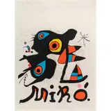 Poster for the Exhibition "Obra Grafica by Joan Miró, 2018, lithograph in colors on Velin d'Arches paper, sold May 2025