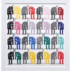Untitled by Pedro Friedeberg, serigraph, sold May 2025