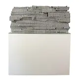 Zebra by Ara Peterson, acrylic and wood sculpture, sold May 2025