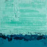 Untitled by Stephanie Paige, oil on panel, sold May 2025