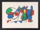 Lithograph VIII by Joan Miró, 1975, Lithograph in Colors, sold Jun 2026