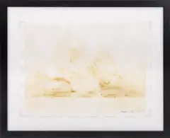Untitled (Landscape Scene) by Richard Hambleton, 2007, Mixed Media with Blood on Paper, sold Jun 2026