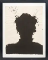 Shadow Head by Richard Hambleton, Ink on Artist Paper, sold Jun 2026