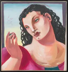 Untitled (Eve) by David Bowes, 1983, Gouache on Paper, sold Jun 2026