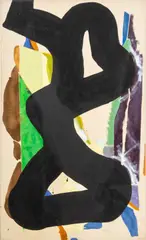 Untitled (Abstract Composition) by Jack Roth, 1977, Acrylic on Canvas, sold Jul 2026