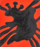 Fighting Bull by Walter Gaudnek, 1970, Oil on Canvas, sold Jul 2026