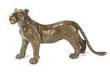 Lion by Susan Rifenberick, bronze sculpture, sold May 2025