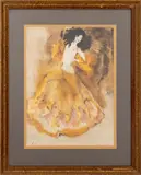Danseuse" [Dancer] by Leonor Fini, Lithograph in Colors, sold Jul 2026