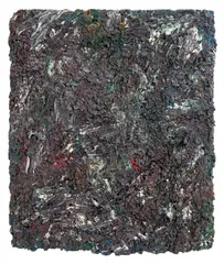 Abstract Composition by Andy Miller, 1985, Oil on Canvas, sold Jul 2026