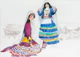 Untitled (Two Persian Women) by Zaman Zamani, watercolor, sold May 2025