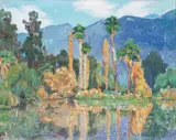 Untitled by Esther Eddy Hasting, oil on canvas board, sold May 2025