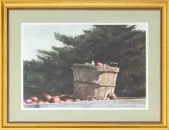 Basket of Apples by Doug Brega, 1998, Lithograph, sold Sep 2026