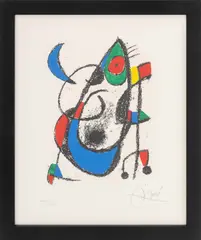 Lithograph XI by Joan Miró, 1975, Lithograph in Colors, sold Jul 2026