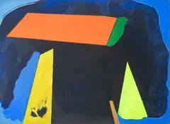 Untitled (Abstract Composition) by Jack Roth, circa 1975, Acrylic on Canvas, sold Jul 2026