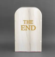 and Pierpaolo Ferrari (Italian by Maurizio Cattelan, 2016, marble tombstone with gilt lettering, sold Jul 2026