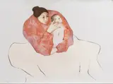 Earth Child by R. C. Gorman, 1979, lithograph in colors, sold Jun 2025