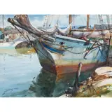 Untitled by James Sessions, watercolor, sold Jun 2025